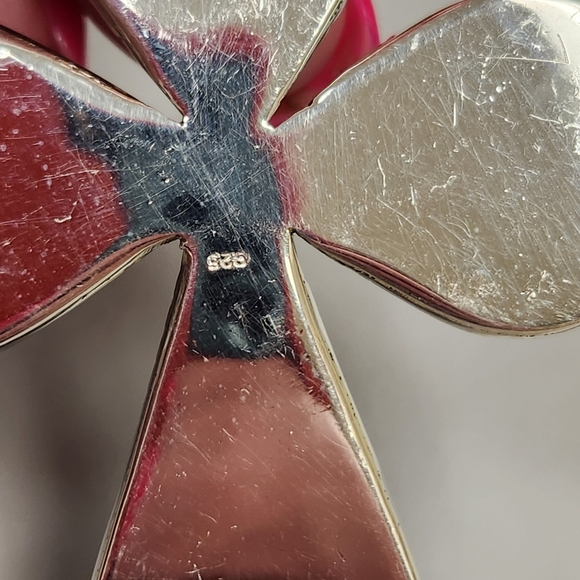 Large Turquoise cross pendant - Picture 5 of 5